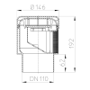 Размеры и чертеж клапана HL900NECO
