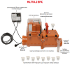 Канализационный двухкамерный затвор HL710.2EPC DN110 с электроприводом