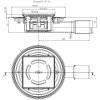 Размеры трапа HL90Prblue-3000