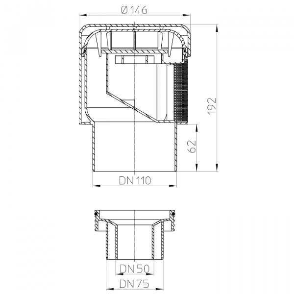 Размеры и чертеж клапана HL900N