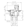 Размеры трапа HL3100Pr
