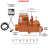 Канализационный двухкамерный затвор HL 715.2 EPC DN160 с электроприводом