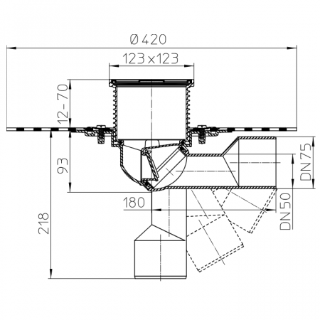 Размеры трапа HL80H