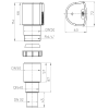 Размеры и чертеж клапана HL903