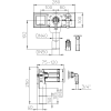 Размеры и чертеж сифона HL406E