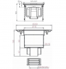 Размеры и чертеж трапа HL310NPr-3000-SML