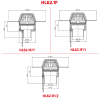 Размеры воронок HL62.1F