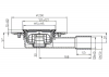 Размеры и чертеж трапа HL90Pr-3000
