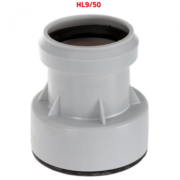 Переходник HL9/50 для перехода с DN50 ПП/ПВХ на сталь/чугун 50