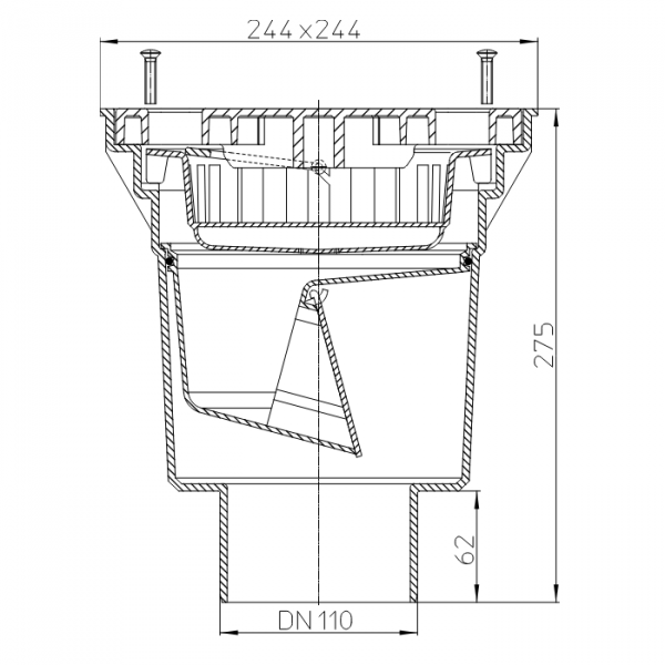 Размеры и чертеж трапа HL606L/1