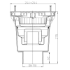 Размеры и чертеж трапа HL606LW/1