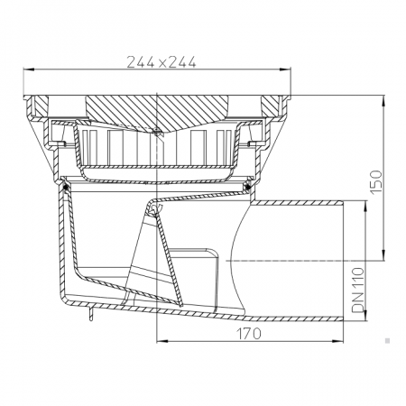 Размеры трапа HL605
